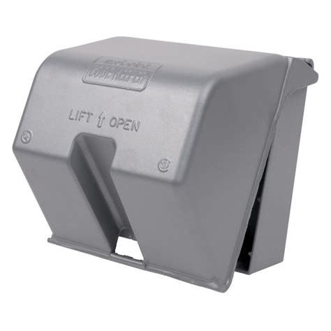 red dot 2-gang square metal weatherproof electrical box cover|red dot boxes.